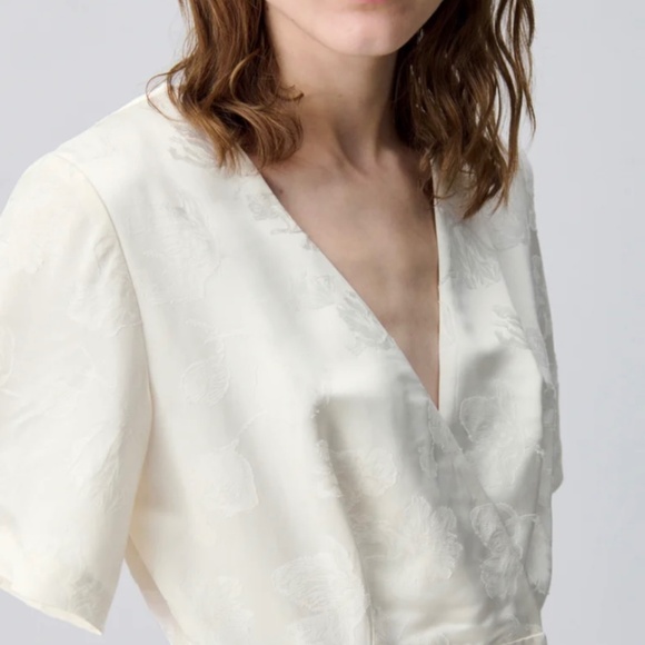 NWT - Off-White Dress Claudie Pierlot - Picture 5 of 8